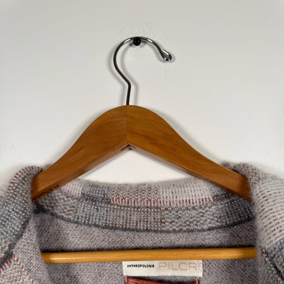 Anthropologie Pilcro Gingham Plaid Eliza Sweater Jacket - Picture 4 of 9